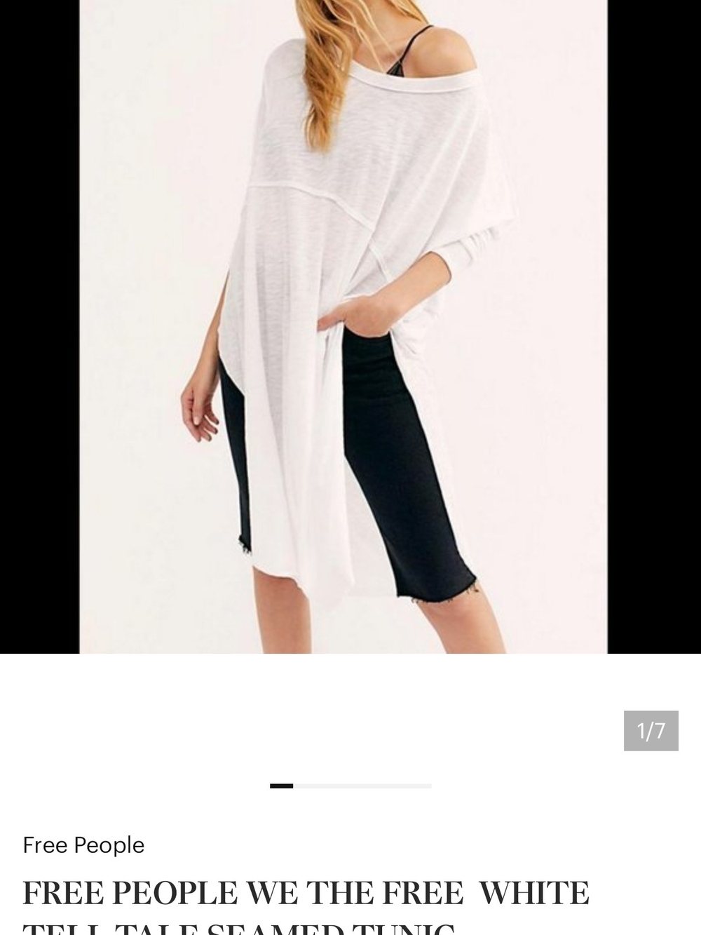 Free People Tell Tale Tunic
